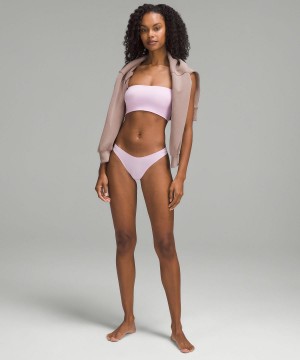 Biancheria Intima Donna Lululemon Wundermost Ultra-Soft Nulu Dipped-Waist Thong Viola | IT_LuLu14632