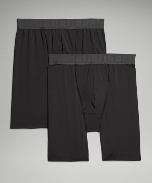 Biancheria Intima Uomo Lululemon Built to Move Long Boxer 7" Nere Nere | IT_LuLu61943