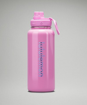 Bottiglie d'acqua Donna Lululemon Back to Life Sport Bottle 32oz Rosa | IT_LuLu51116