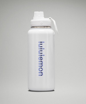 Bottiglie d'acqua Donna Lululemon Back to Life Sport Bottle 32oz Bianche | IT_LuLu31615