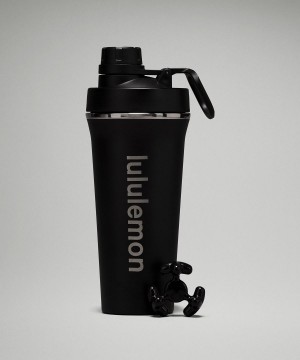 Bottiglie d'acqua Uomo Lululemon Back to Life Shaker Bottle 24oz Nere | IT_LuLu86797