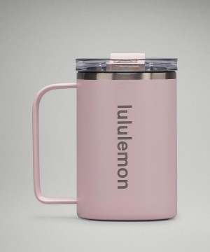 Bottiglie d'acqua Uomo Lululemon Insulated Mug 12oz Rosa | IT_LuLu97830