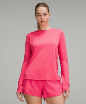 Camicia A Maniche Lunghe Donna Lululemon Ultralight Hip-Length Rosa | IT_LuLu63399