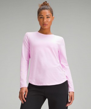 Camicia A Maniche Lunghe Donna Lululemon Love Rosa | IT_LuLu39466