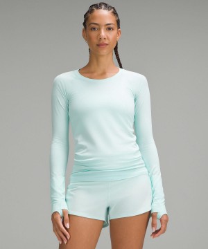 Camicia A Maniche Lunghe Donna Lululemon Swiftly Tech 2.0 Menta | IT_LuLu64850