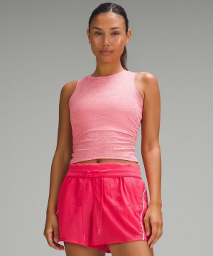 Camicie Donna Lululemon License to Train Tight-Fit Rosa | IT_LuLu47361