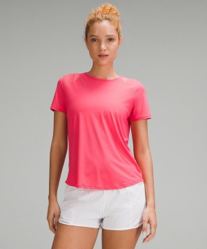 Camicie Donna Lululemon Sculpt Short-Sleeve Rosa | IT_LuLu35135