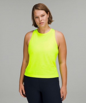 Camicie Donna Lululemon Swiftly Tech High-Neck 2.0 Gialle | IT_LuLu75349