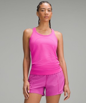 Camicie Donna Lululemon Swiftly Tech Racerback 2.0 Rosa | IT_LuLu39309