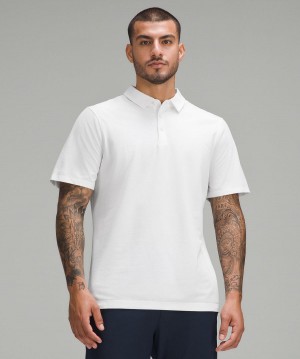 Camicie Uomo Lululemon Evolution Short-Sleeve Polo Bianche | IT_LuLu41363