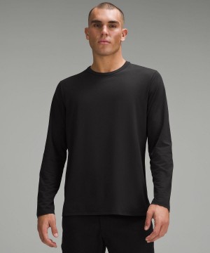 Camicie Uomo Lululemon Fundamental Long-Sleeve Nere | IT_LuLu37657