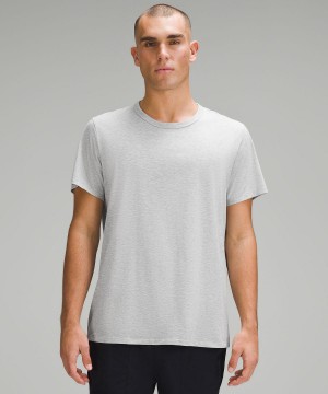 Camicie Uomo Lululemon Fundamental T-Shirt Argento | IT_LuLu53676