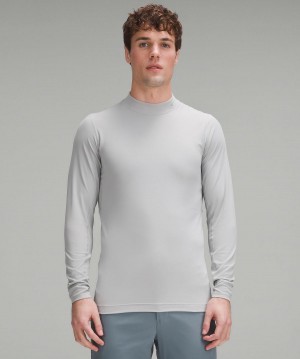 Camicie Uomo Lululemon Mockneck Golf Long-Sleeve Baselayer Argento | IT_LuLu11479