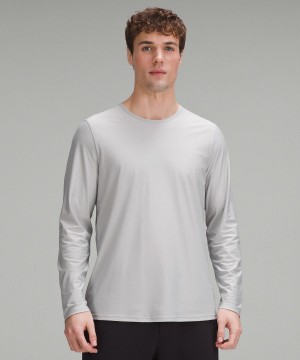 Camicie Uomo Lululemon Ultra-Soft Nulu Long-Sleeve Argento | IT_LuLu18426