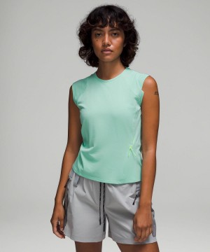 Canotta Donna Lululemon Cap Sleeve Hiking Menta | IT_LuLu20480