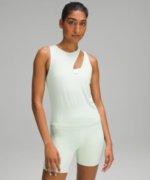 Canotta Donna Lululemon Shoulder Cut-Out Yoga Verdi | IT_LuLu38493