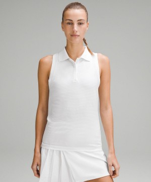 Canotta Donna Lululemon Swiftly Tech Sleeveless Polo Shirt Bianche | IT_LuLu60452