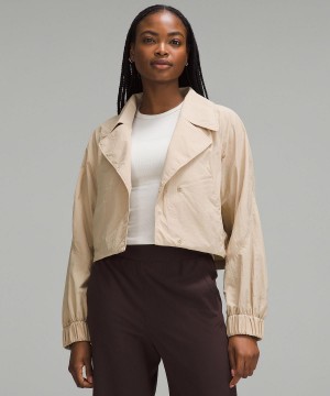 Cappotti E Giacche Donna Lululemon Cropped Trench Beige | IT_LuLu47433