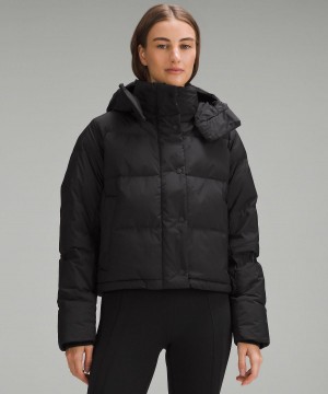 Cappotti E Giacche Donna Lululemon Wunder Puff Cropped Nere | IT_LuLu92647