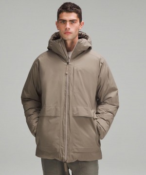 Cappotti E Giacche Uomo Lululemon StretchSeal Down-Filled Parka Grigie | IT_LuLu17022