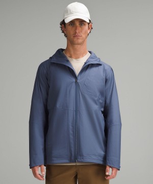 Cappotti E Giacche Uomo Lululemon Waterproof Full-Zip Rain Blu | IT_LuLu94723