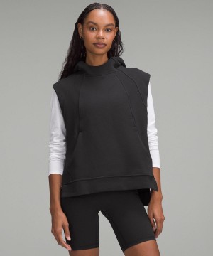 Felpe Con Cappuccio E Maglioni Donna Lululemon Scuba Pullover Sleeveless Nere | IT_LuLu34743