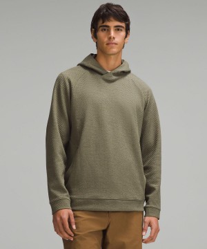 Felpe Con Cappuccio E Maglioni Uomo Lululemon Textured Double-Knit Cotton Verde Oliva | IT_LuLu35546