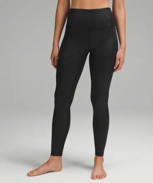 Leggings Donna Lululemon Align™ High-Rise Ribbed Pant 28" Nere | IT_LuLu61500