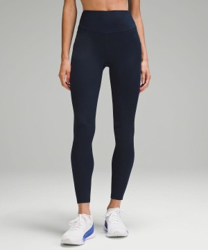 Leggings Donna Lululemon Fast and Free High-Rise Thermal Tight 28" Blu Marino | IT_LuLu73888