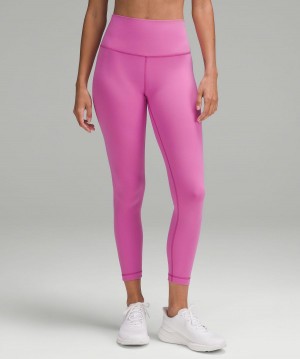 Leggings Donna Lululemon Wunder Train High-Rise Tight 25" Rosa | IT_LuLu59633