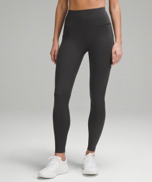 Leggings Donna Lululemon Wunder Train High-Rise Tight with Pockets 28" Grigie Profondo | IT_LuLu51547