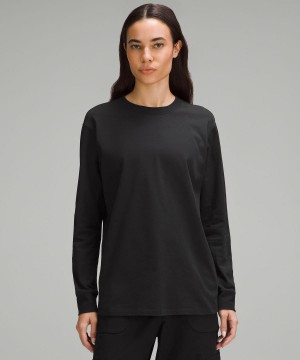 Magliette Donna Lululemon All Yours Heavyweight Long-Sleeve Nere | IT_LuLu91958