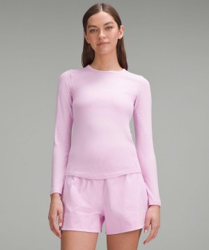 Magliette Donna Lululemon Hold Tight Long-Sleeve Rosa | IT_LuLu19518