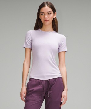 Magliette Donna Lululemon Hold Tight Short-Sleeve Viola | IT_LuLu30455