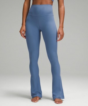 Pantaloni Donna Lululemon Align™ High-Rise Ribbed Mini-Flare Blu | IT_LuLu41401