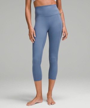 Pantaloni Donna Lululemon Align™ High-Rise Crop with Pockets 23" Blu | IT_LuLu95725