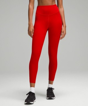 Pantaloni Donna Lululemon Base Pace High-Rise Tight 25" Rosse Scuro | IT_LuLu26395