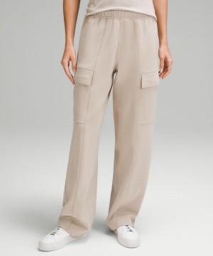 Pantaloni Donna Lululemon Cotton-Blend Double-Knit Mid-Rise Cargo Marroni | IT_LuLu11874