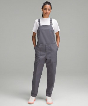 Pantaloni Donna Lululemon Women's Woven Overalls Grigie | IT_LuLu41290