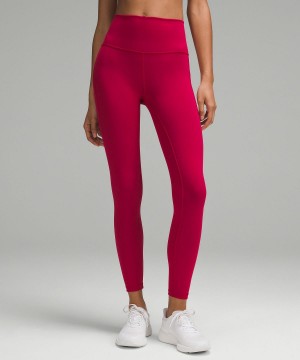 Pantaloni Donna Lululemon Wunder Train High-Rise Tight with Pockets 25" Rosse | IT_LuLu60571