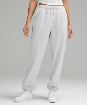 Pantaloni Jogger Donna Lululemon Scuba Mid-Rise Oversized Grigie Chiaro | IT_LuLu14647