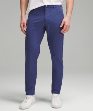 Pantaloni Uomo Lululemon ABC Slim-Fit 5 Pocket 30"L Blu | IT_LuLu16936