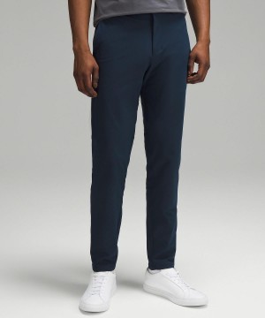 Pantaloni Uomo Lululemon Commission Slim-Fit 34" Blu Marino | IT_LuLu55293