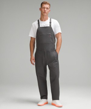 Pantaloni Uomo Lululemon Men's Woven Overalls Grigie | IT_LuLu38866