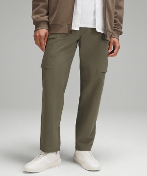 Pantaloni Uomo Lululemon Stretch Cotton VersaTwill Relaxed-Fit Cargo Verdi | IT_LuLu69996