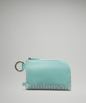 Portafogli E Marsupi Bag Lululemon Clippable Card Pouch Menta Bianche | IT_LuLu52560