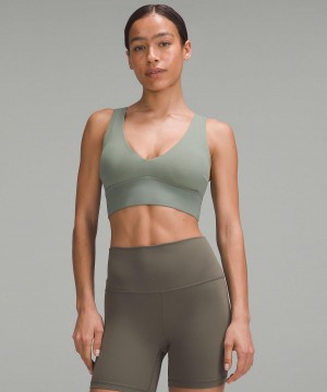 Reggiseno Sportivo Donna Lululemon Align™ V-Neck Grigie Verdi | IT_LuLu22072