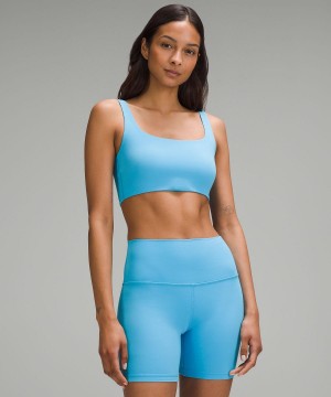 Reggiseno Sportivo Donna Lululemon Bend This Scoop and Square Blu Corallo | IT_LuLu36963