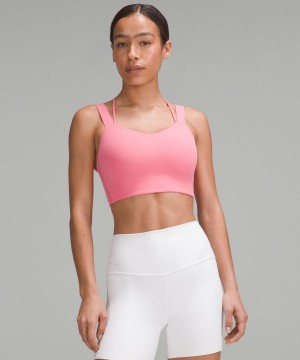 Reggiseno Sportivo Donna Lululemon Like a Cloud Longline Rosa | IT_LuLu58959