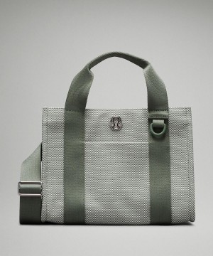 Tote Bag Lululemon Two-Tone Canvas Grigie Verdi | IT_LuLu17271